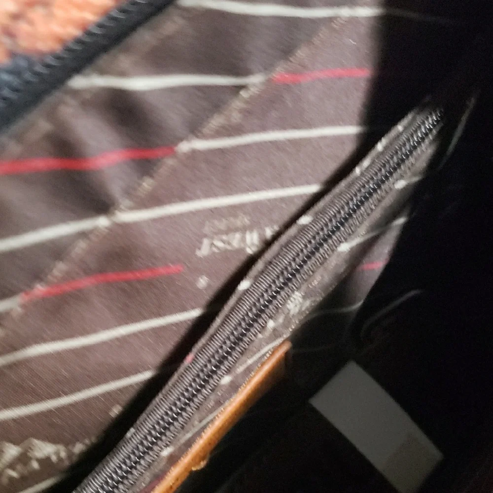 Montana West Orange and Black Bag